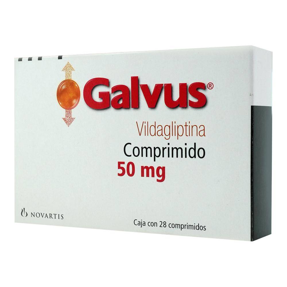 Novartis galvus vildagliptina comprimidos 50 mg (28 piezas)