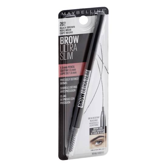 Maybelline 262 Black Brown Ultra Slim Brow Pencil (0.003 oz)