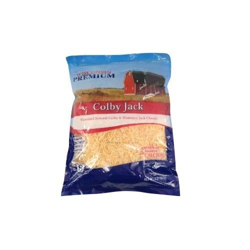 Wisconsin Premium Colby Jack Shredded Cheese (2 lbs)