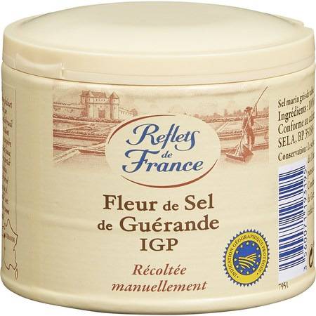 Fleur de sel de Guérande REFLETS DE FRANCE - le pot de 140g