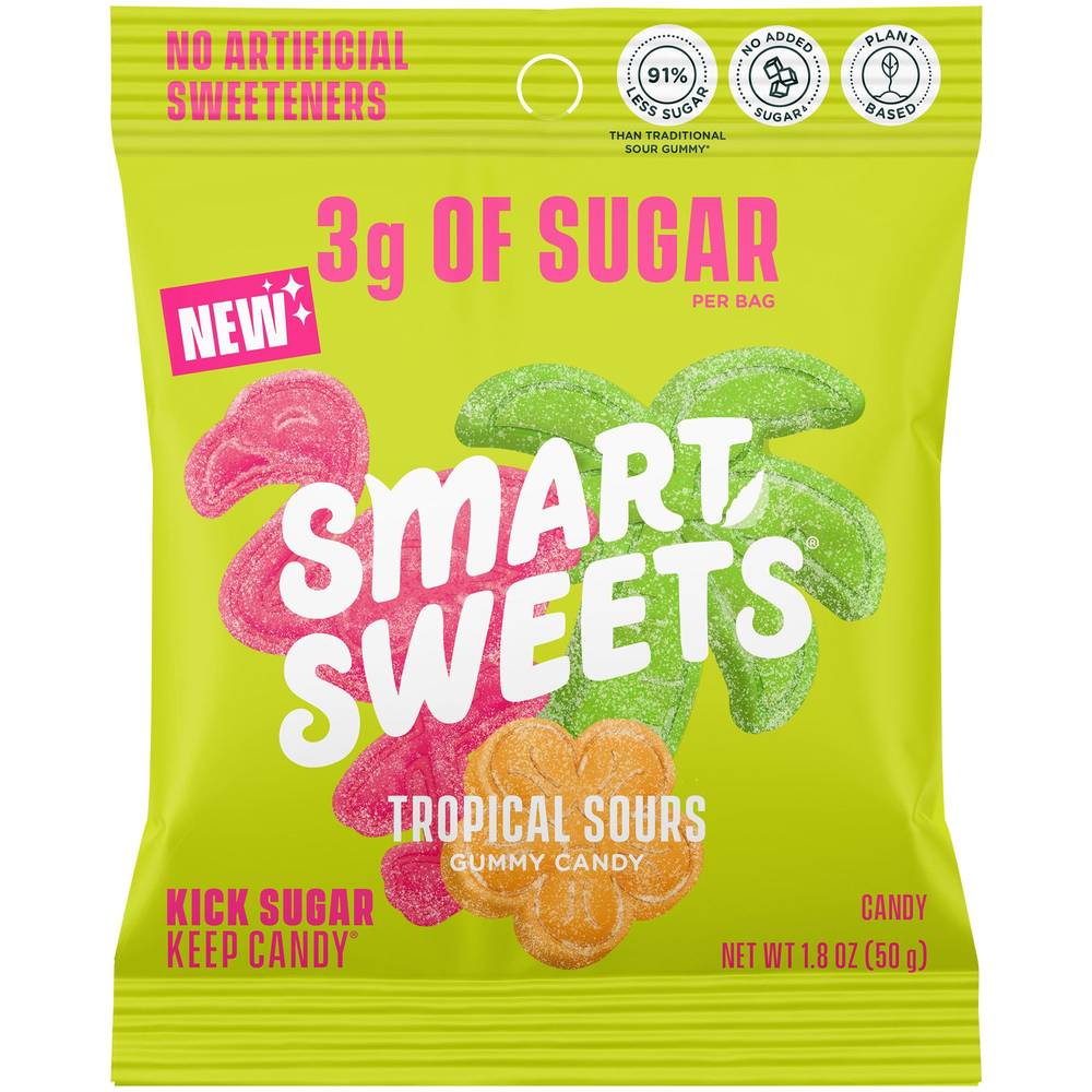 Smartsweets Tropical Sours Gummy Candy