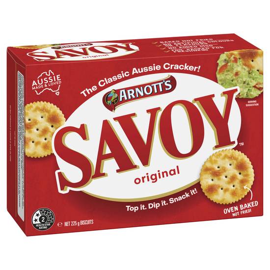 Arnott's Savoy Crackers Original 225g