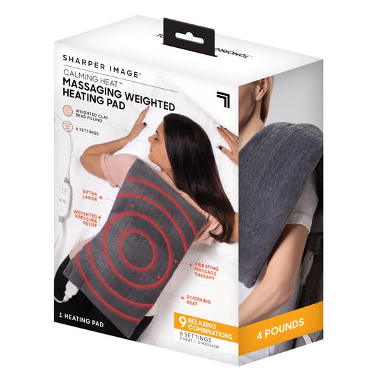 Calming Heat Massaging Weighted Heating Pad (1 ct)