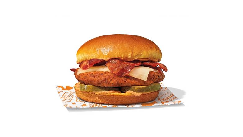 Spicy Blackened Bacon & Cheese Chicken Sandwich