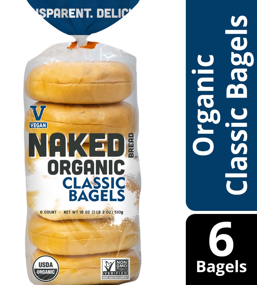 Naked Bread® Organic Classic Bagels