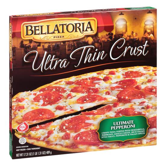 Bellatoria Ultra Thin Crust Ultimate Pepperoni Pizza (17.3 oz)