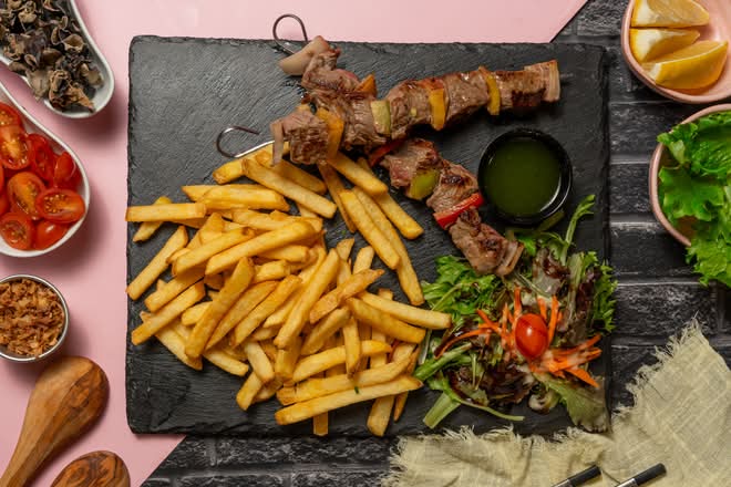 Brochettes de boeuf