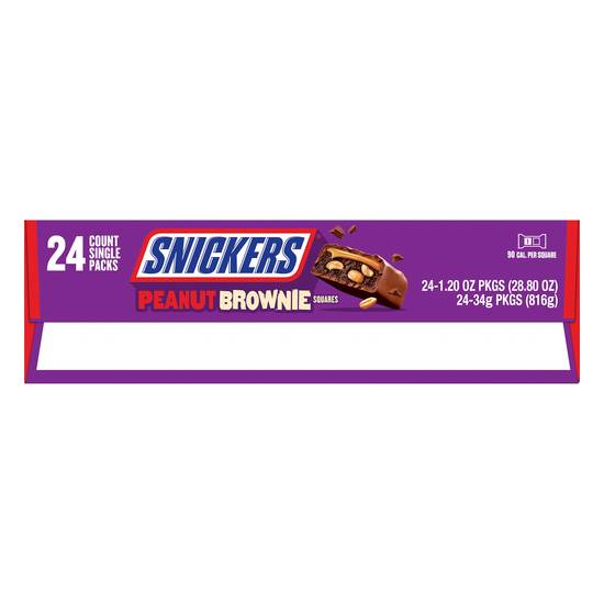 Snickers Peanut Brownie Squares (24 ct)