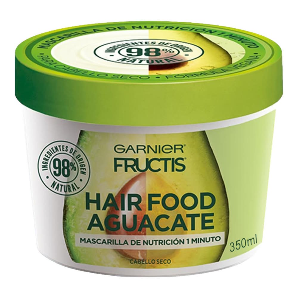 Garnier · Fructis hair food mascarilla de nutrición de aguacate para cabello seco (350 ml)