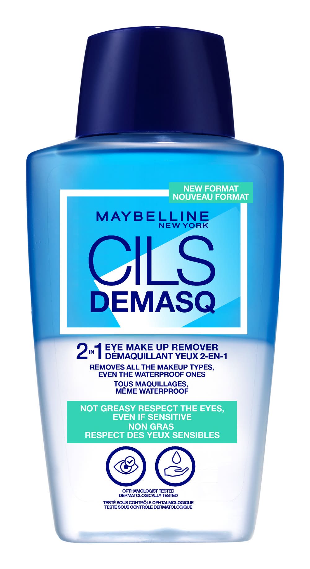 Maybelline - Cils demasq démaquillant pour les yeux 2 en 1 (150ml)