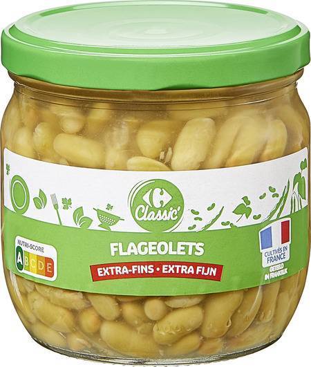 Carrefour Classic' - Flageolets verts extra fins