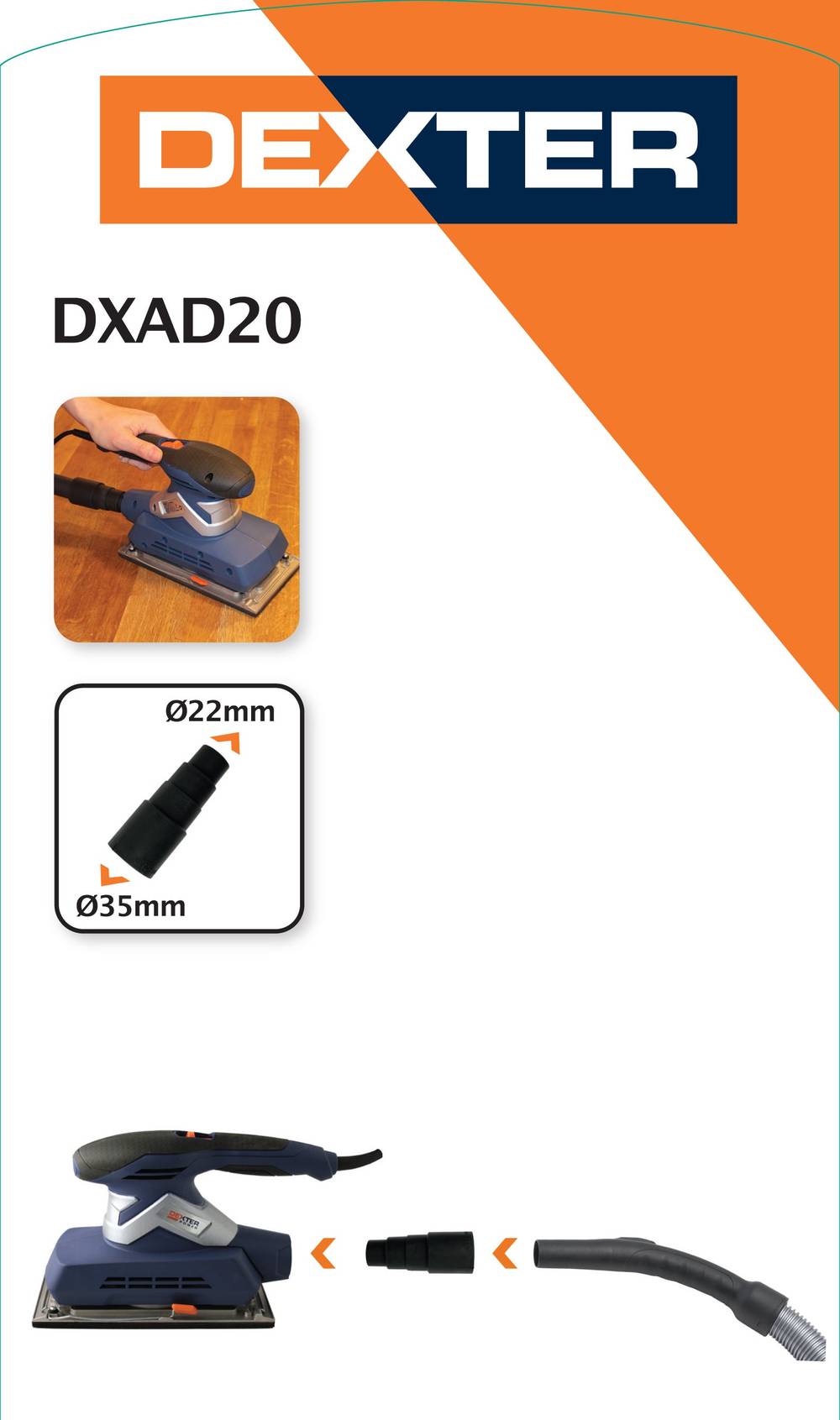 Adaptador DEXTER FERRAMENTAS ELÉTRICAS