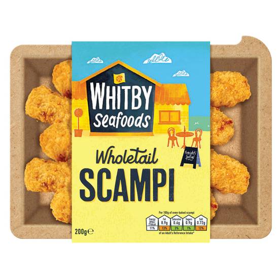 Whitby Seafoods Wholetail Scampi 200g
