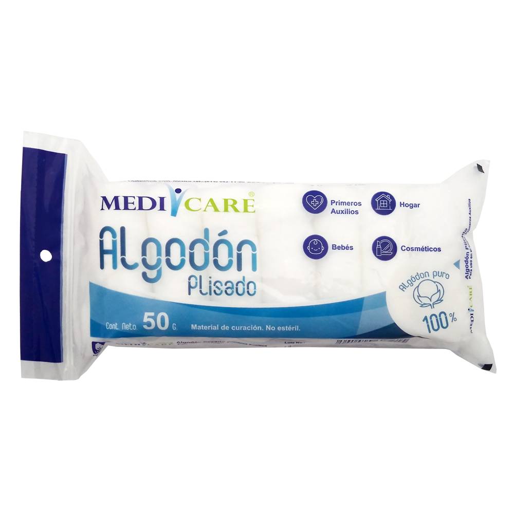 Medicare algodon plisado ( 50 grs)