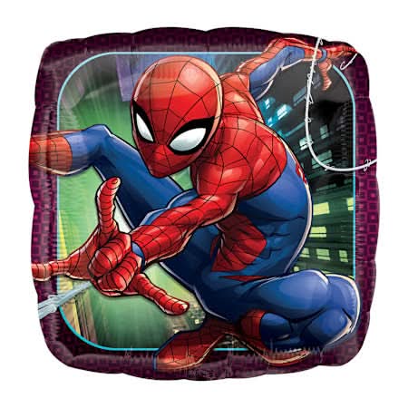 INFLATED Spider-Man Square Balloon Spider-Man