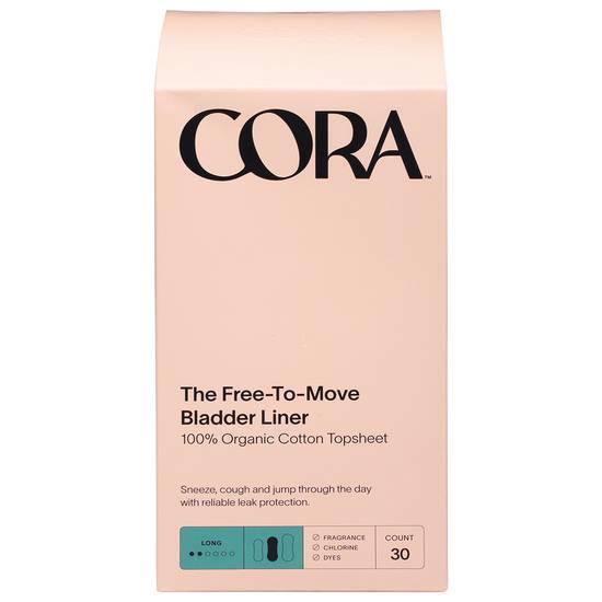 Cora Long Organic Cotton Bladder Liner (30 ct)