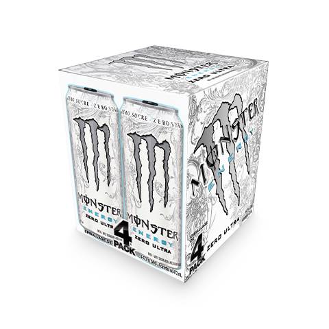 Monster Ultra Zero - 4 Pack