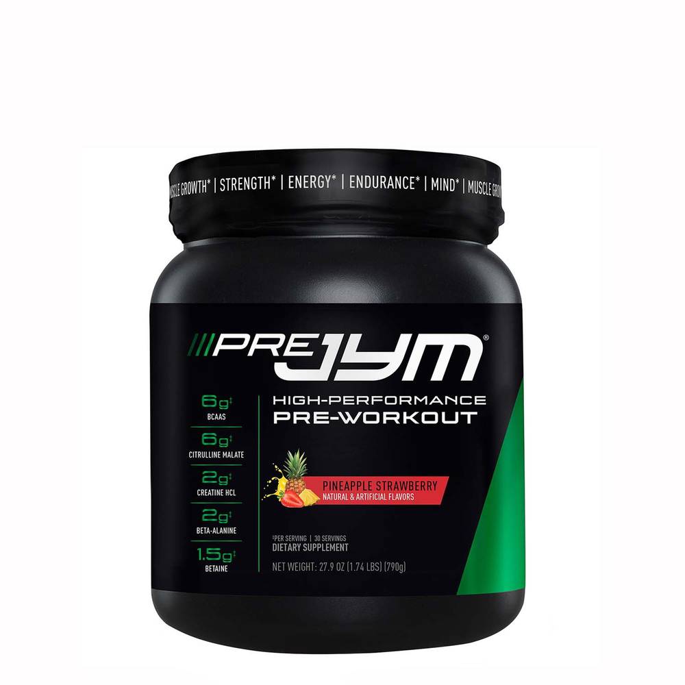 JYM Supplement Science High Performnce Pre-Workout Powder, Pineapple Strawberry (27.9 oz)