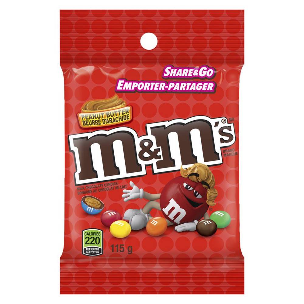 M&M's Peanut Butter Share & Go (115 g)