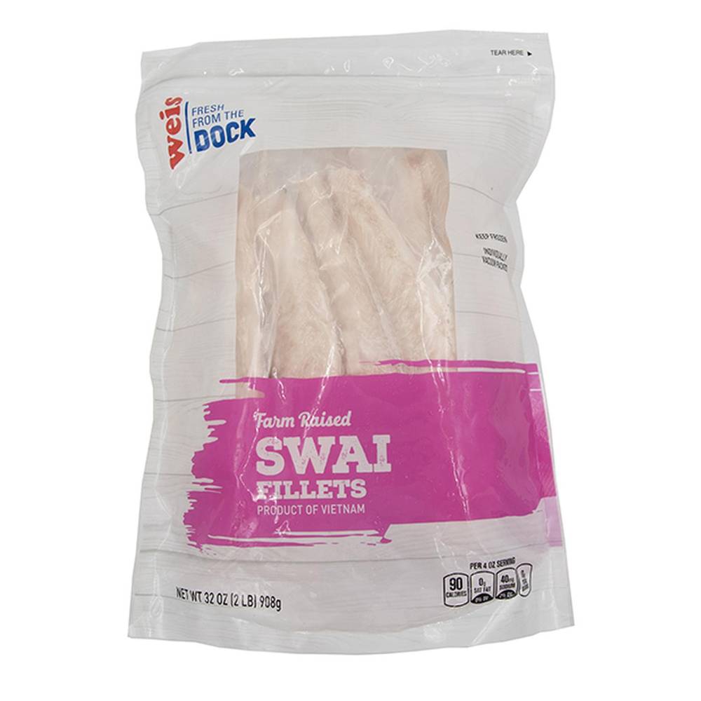 Weis Fresh From the Dock Frozen Swai Fillets (32 oz)