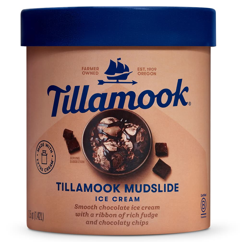 Tillamook Flavored Ice Cream, Tillamook Mudslide (1.5 qt)