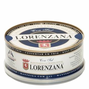 Mantequilla  con sal Mantequeria Lorenzana 250 g.