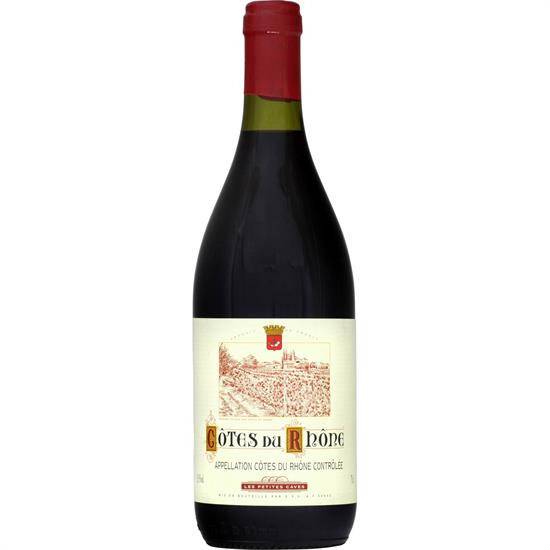 Les Petites Caves - Vin rouge côtes du Rhône (750 ml)