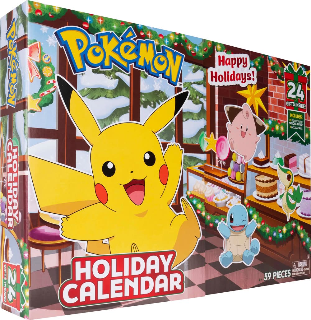 Jazwares - Pokemon Battle Figure 24-Pack Holiday Calendar 2025