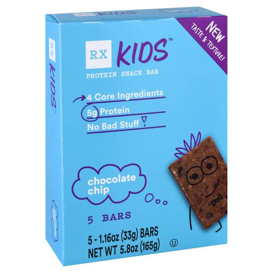 Rx Kids Chocolate Chip Protein Snack Bar (5 ct)