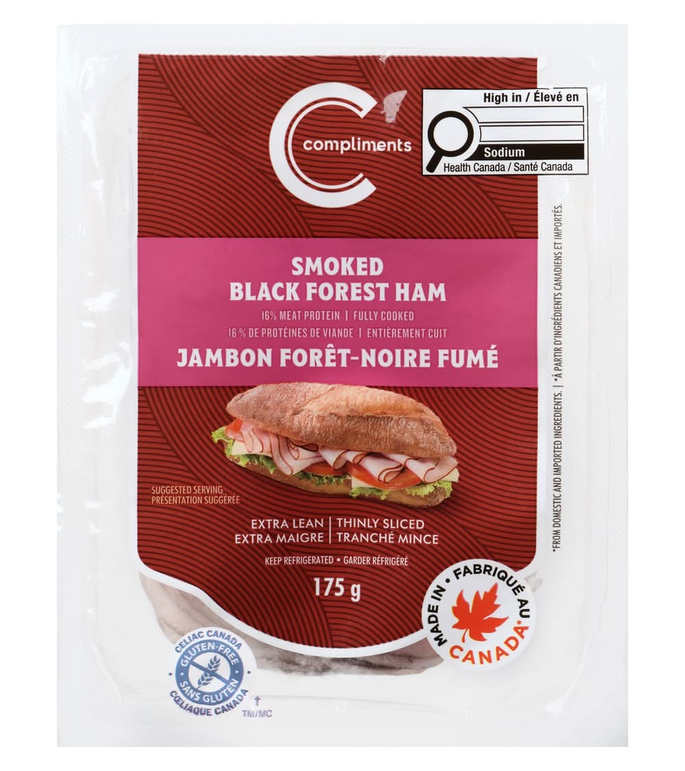 Compliments Extra Lean Thinly Sliced Black Forest Ham (175 g)