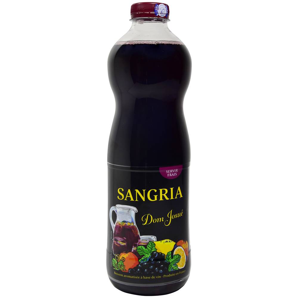 Dom Josué - Sangria boisson aromatisée à base de vin rouge (1.5 L)