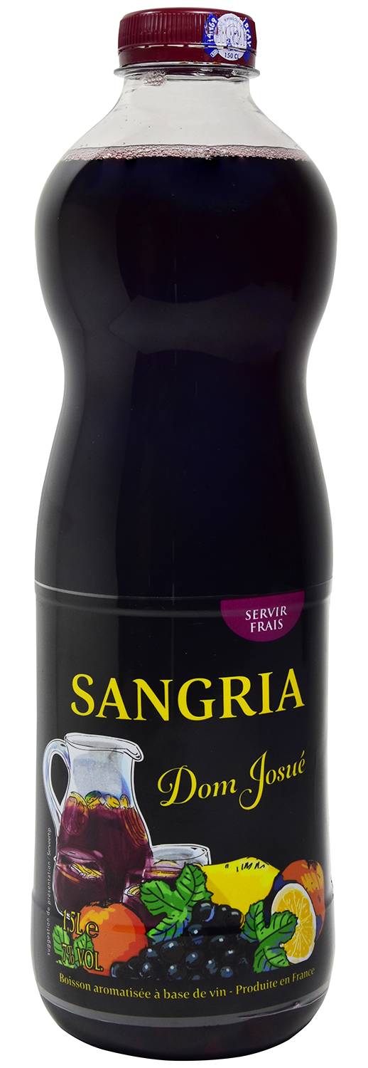 Dom Josué - Sangria boisson aromatisée à base de vin rouge (1,5L)