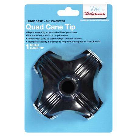 Walgreens Quad Support Cane Tip