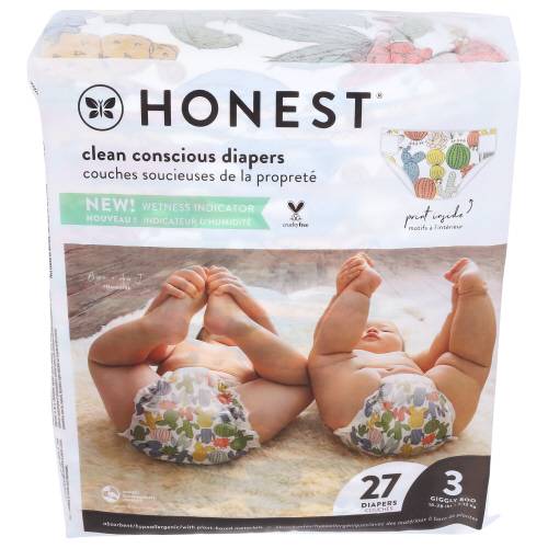 The Honest Company Size 3 Clean Concious Diapers