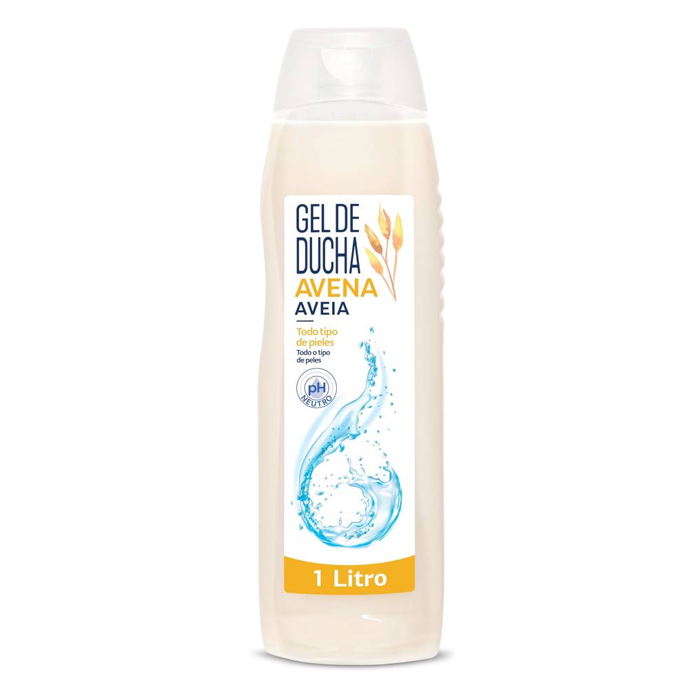 Gel De Ducha Avena Botella 1 L