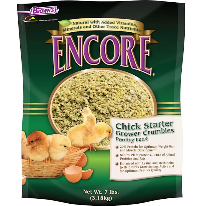Encore Chick Starter Grower Crumbles (7 lbs)