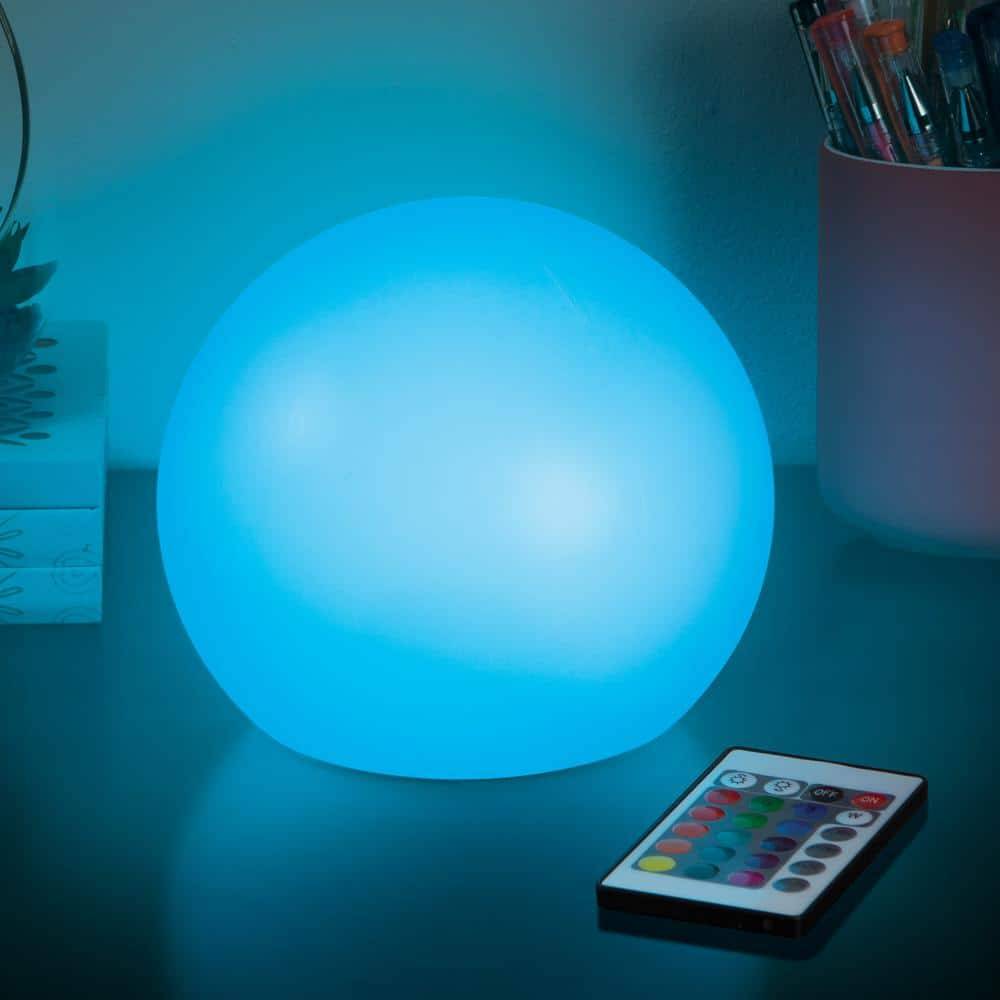 Rechargeable Led Glowing Orb Ball Light, Ball 8"