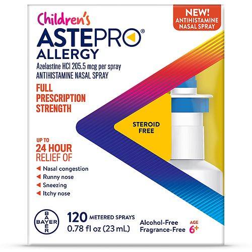Astepro Children's Allergy Antihistamine Nasal Spray Medicine, 120 Dose - 0.78 fl oz