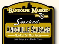 Randolph Packing - Smoked Andouille Sausage Links (6 Units per Case)