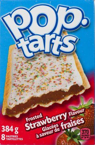 Pop-tarts fraise givrée (384 g) - frosted strawberry pastries (8 units)