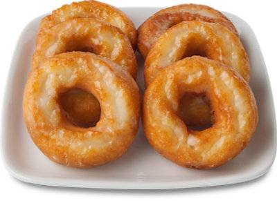 Old Fashion Glazed Donuts 6 Count - Each