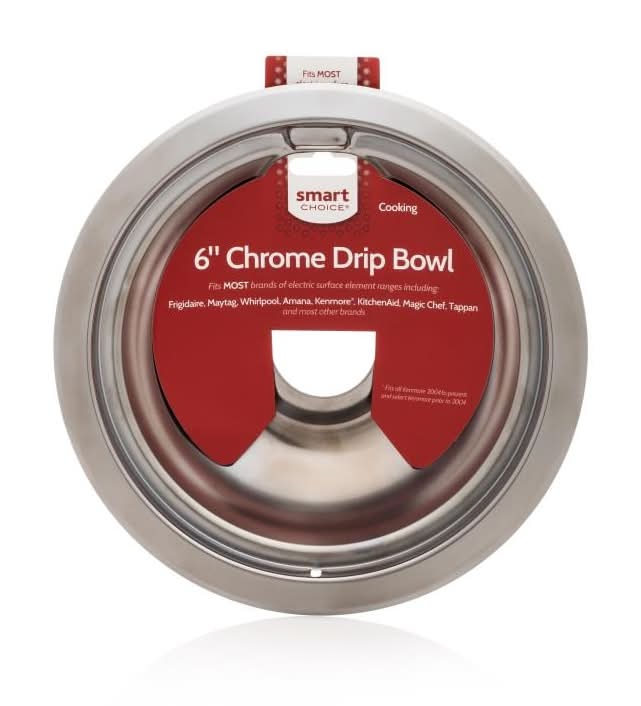 Smart Choice Universal Electric range Drip pan ( Chrome )