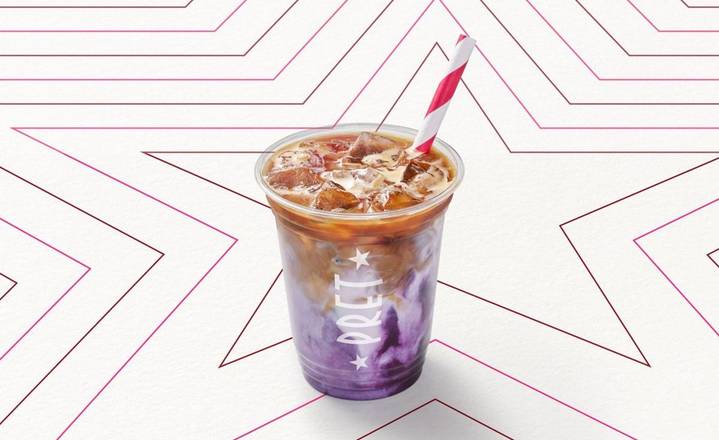 Ube Brûlée Iced Latte