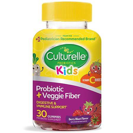 Culturelle Natural Berry Blast Daily Probiotic + Prebiotic Kids Gummies