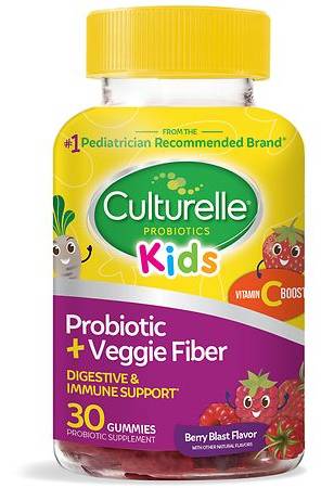 Culturelle Natural Berry Blast Daily Probiotic + Prebiotic Kids Gummies