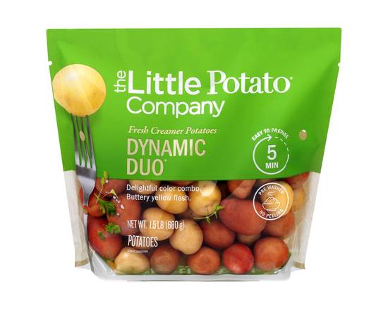The Little Potato Company · Dynamic Duo Fresh Creamer Potatoes (1.5 lbs)