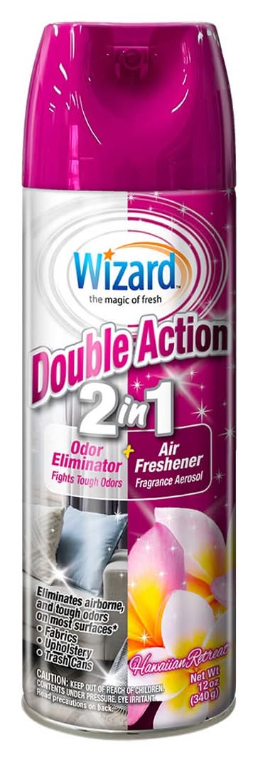 Wizard Double Action 2-in-1 Odor Eliminator Air Freshener (12 fl oz)