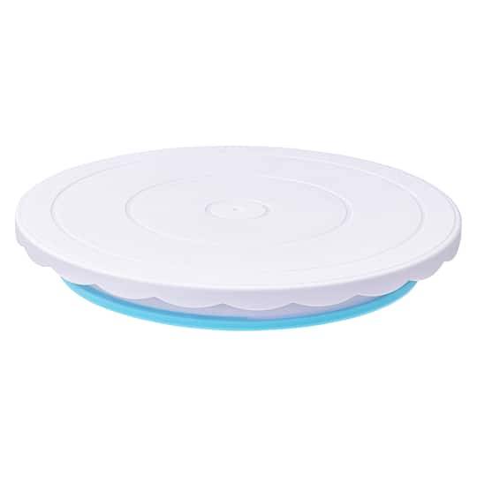 Celebrate It Turntable Cake Stand, White