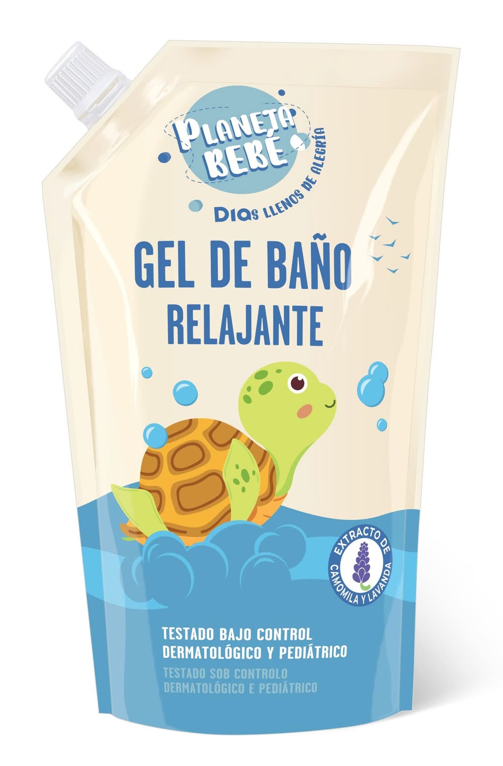 Gel De Baño Relajante Recambio Planeta Bebé De Dia Bolsa 750 Ml