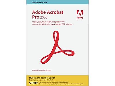 Adobe Acrobat Pro 2020 for 1 User, Windows/Mac, Download (65316349)
